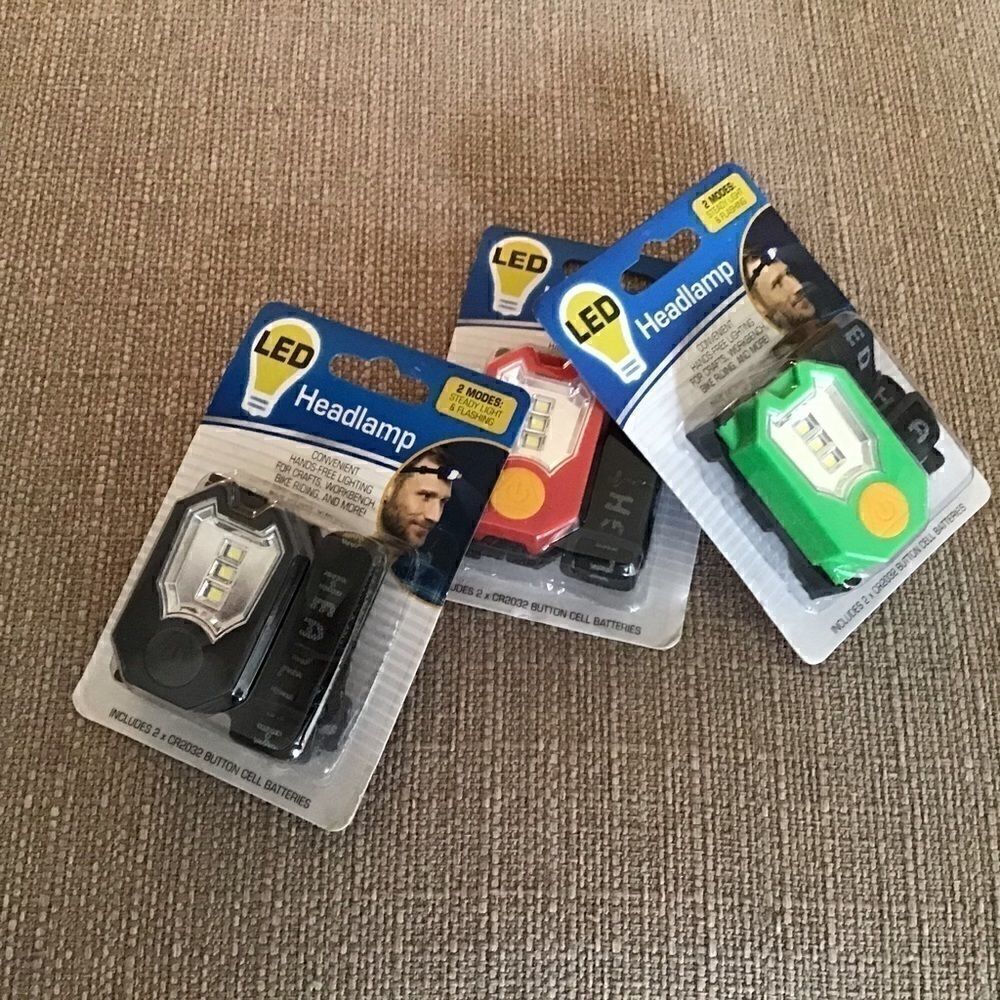 LED Headlamps 3 pack bundle. - Picture 2 of 6